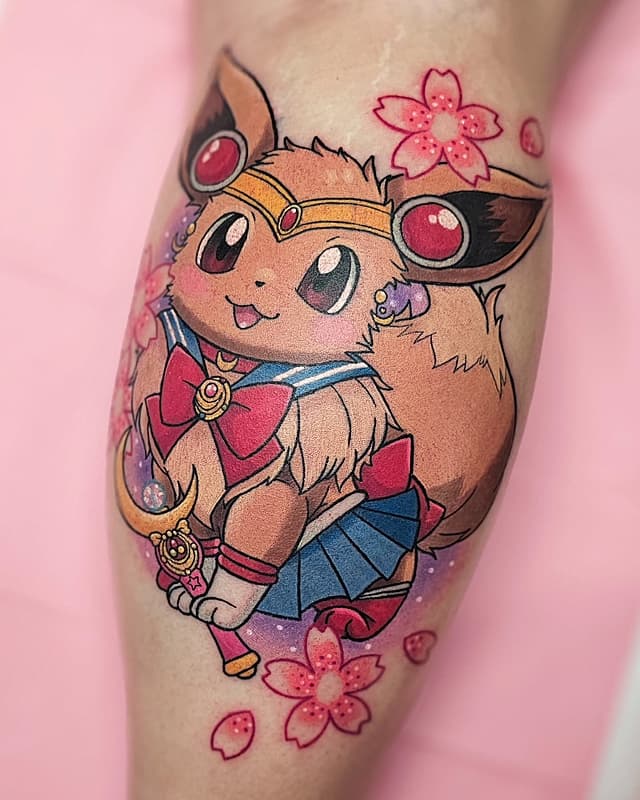 Pop culture tattoo by Sally Lee Tattoos