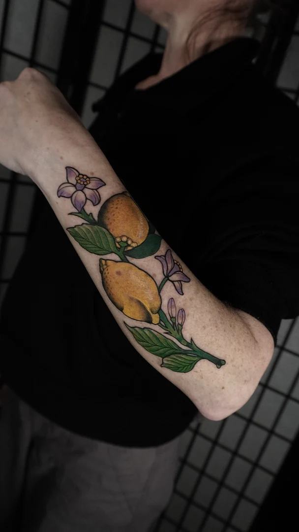 Botanical tattoo by carne_niku