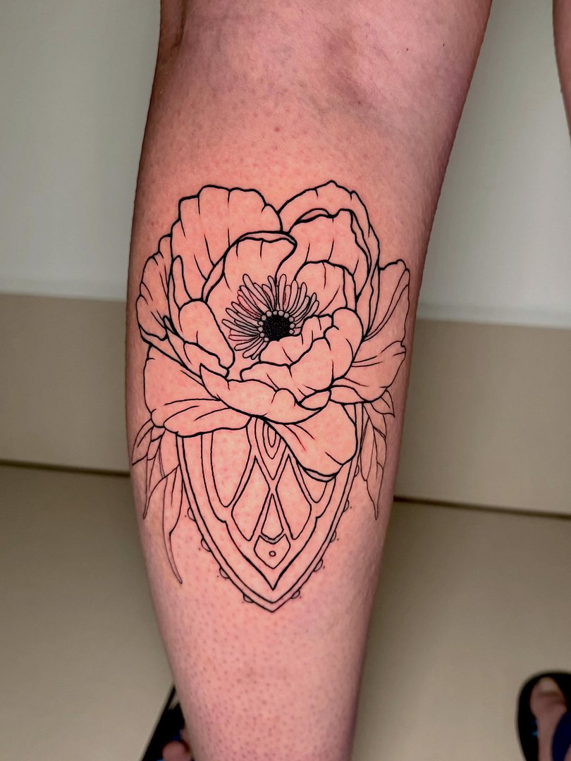 Realism (black & grey) tattoo by Jasmine