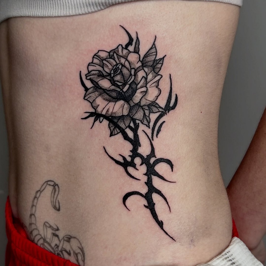Anime tattoo by Taleah D