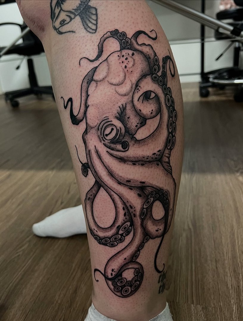 Anime tattoo by Taleah D