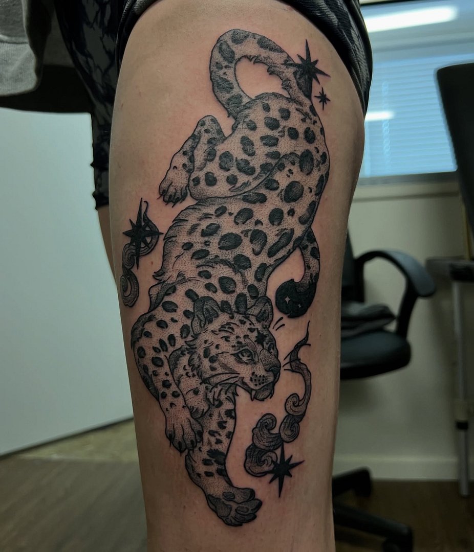 Anime tattoo by Taleah D