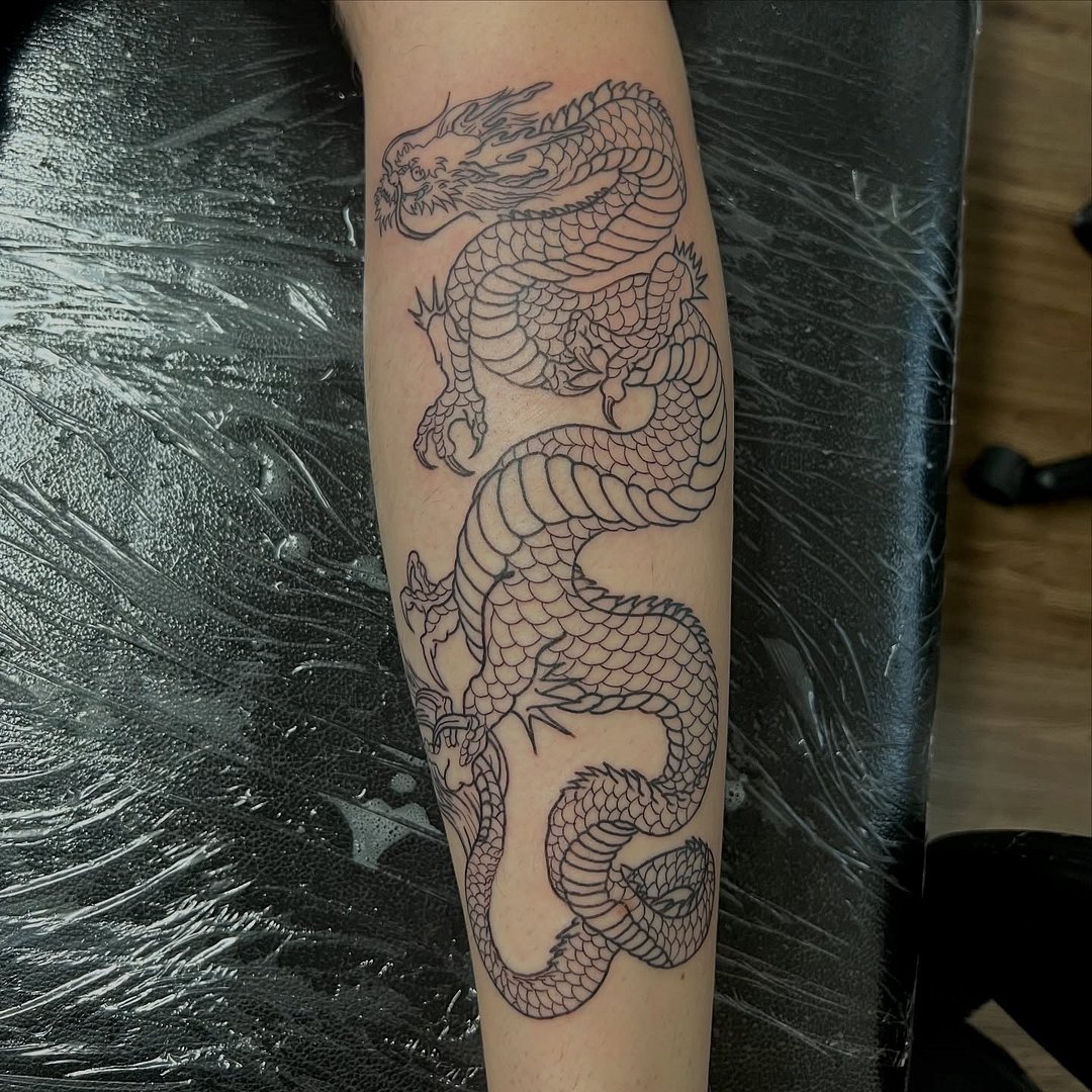 Anime tattoo by Taleah D