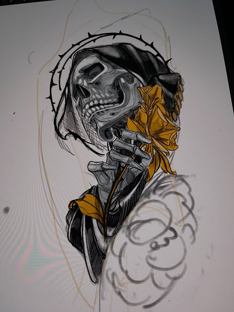 Neo-Traditional tattoo by Renkoedge