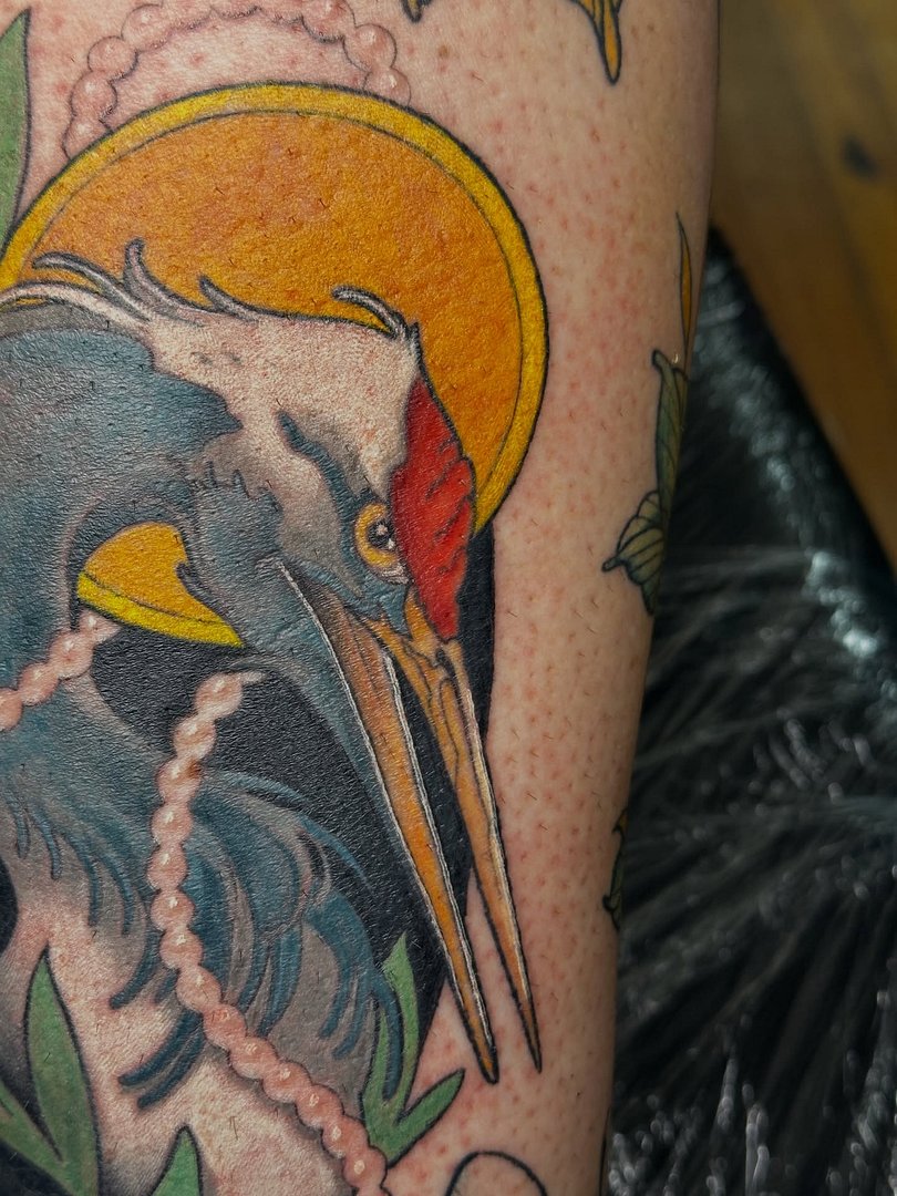 Neo-Traditional tattoo by Faith