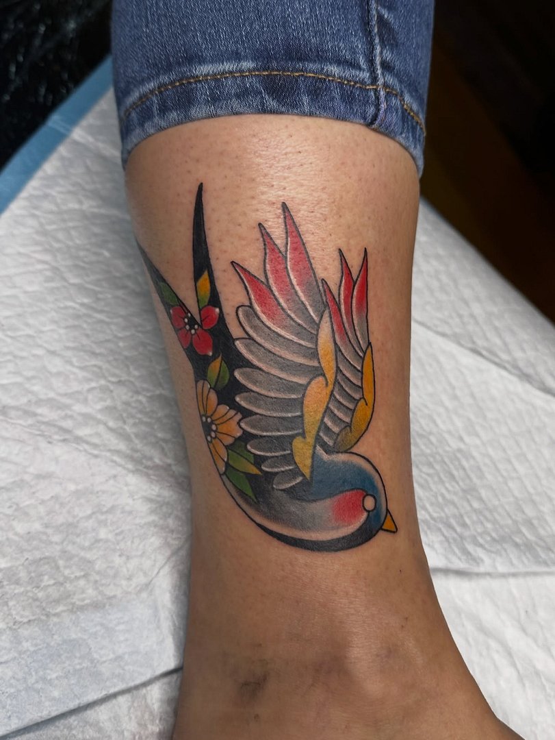 Neo-Traditional tattoo by Faith