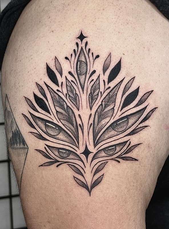 Illustrative tattoo by Isabela • Gold Coast Tattoos