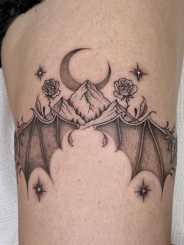 Illustrative tattoo by Isabela • Gold Coast Tattoos
