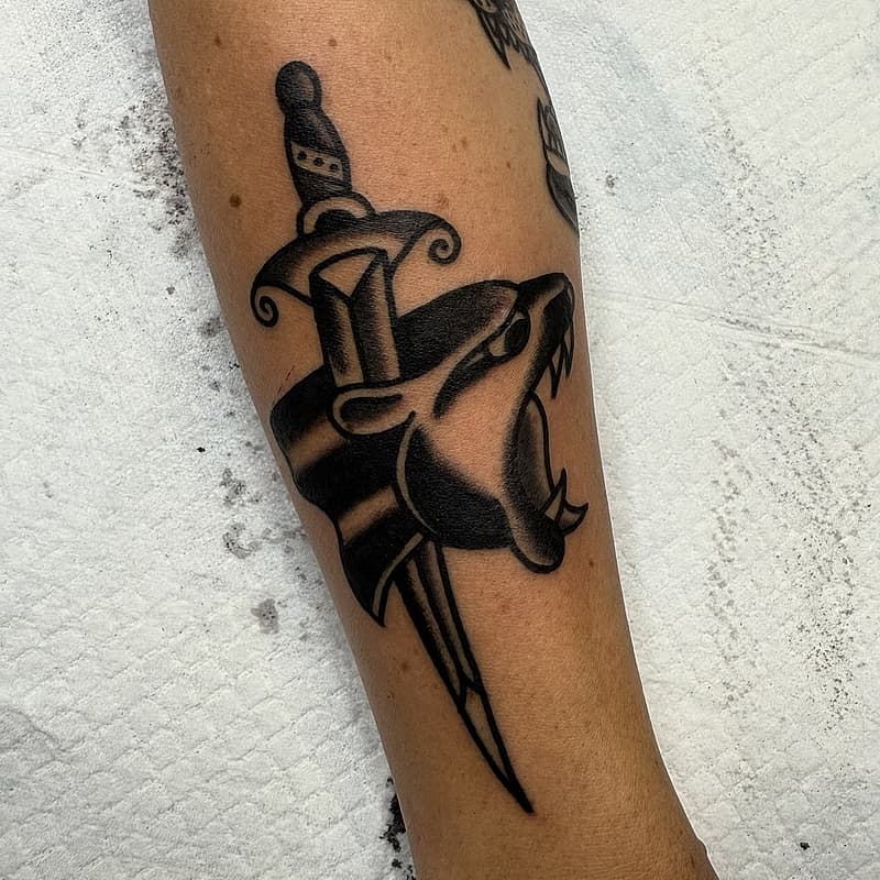 American Traditional tattoo by • CONNOR • MOOHAN • TATTOO •