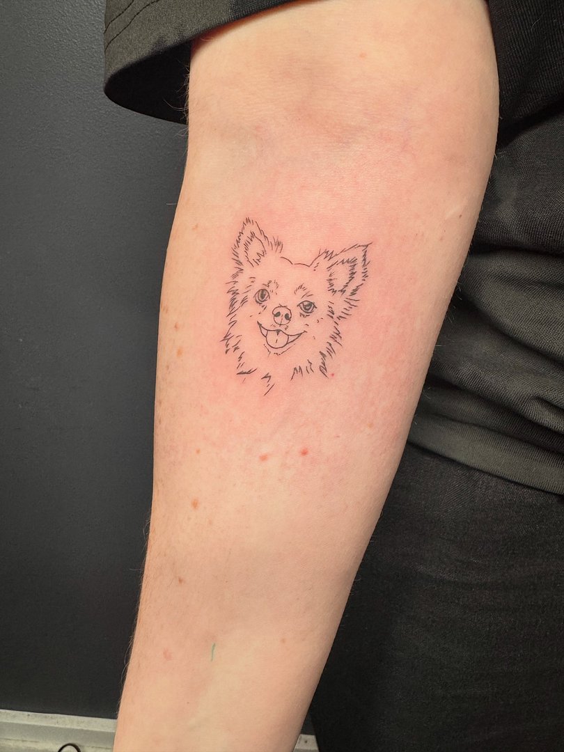 Blackwork tattoo by Scott 