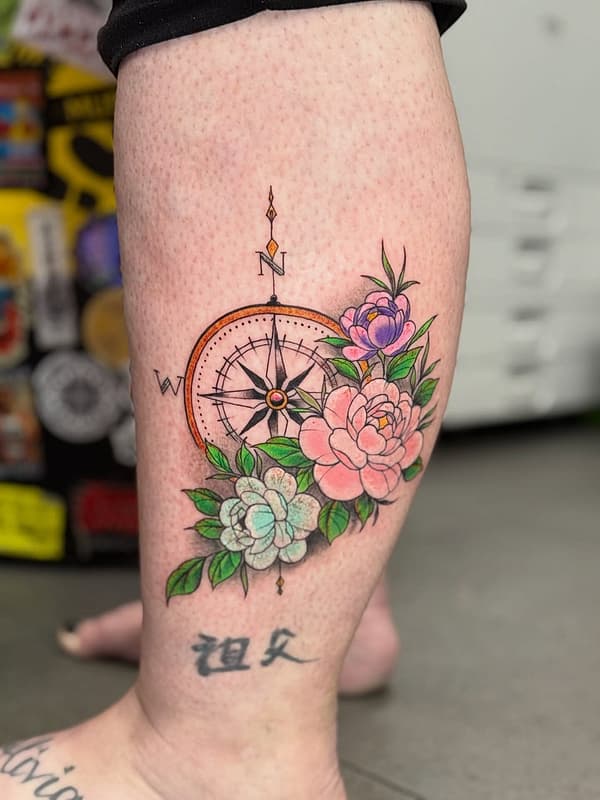Tattoo by Tom Baker | sydney fineline traditional tattoo in Sydney