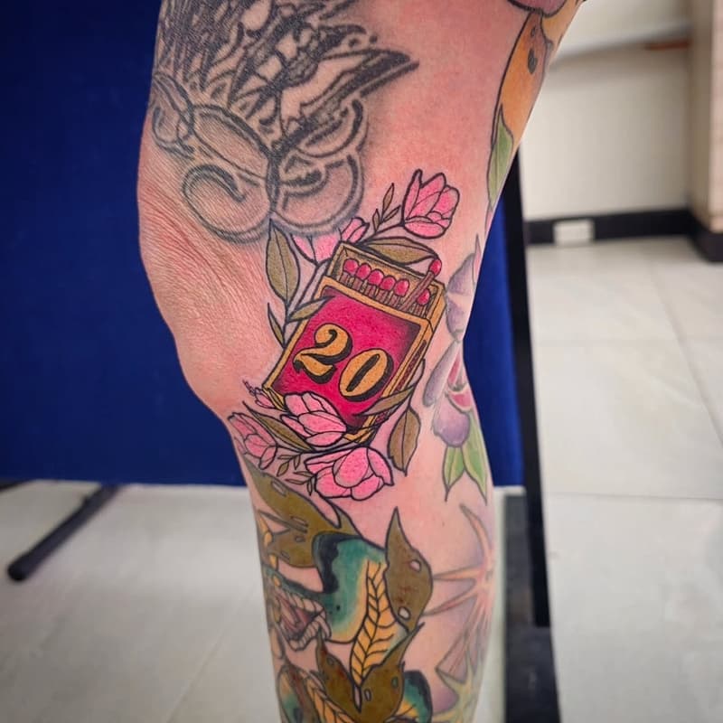 Neo-Traditional tattoo by Jamie