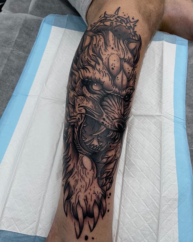 Dotwork tattoo by Dylan Wilde