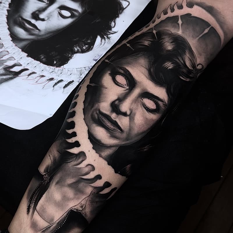 Tattoo by H  E  L  L  R  A  Z  O  R in Newtown