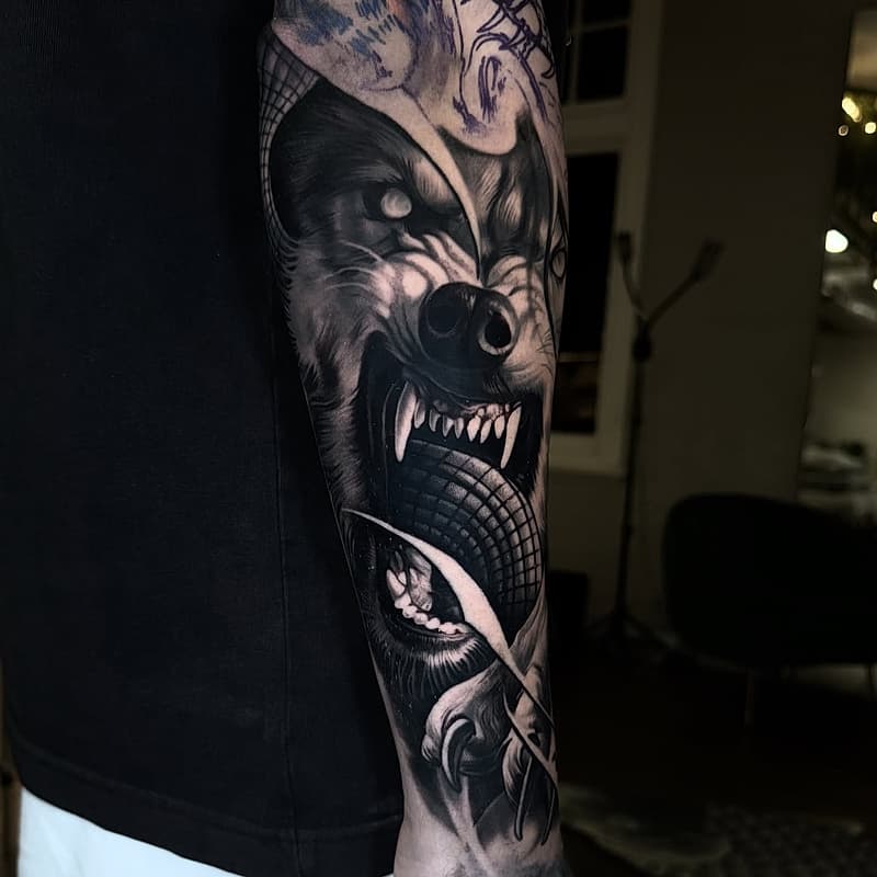 Realism (black & grey) tattoo by H  E  L  L  R  A  Z  O  R