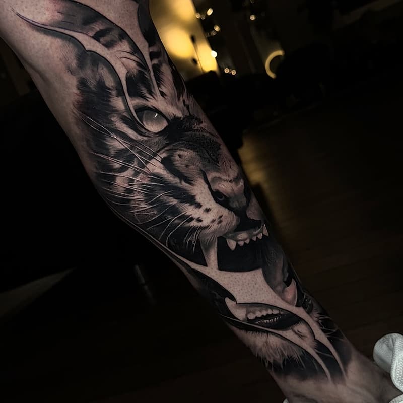 Tattoo by H  E  L  L  R  A  Z  O  R in Newtown