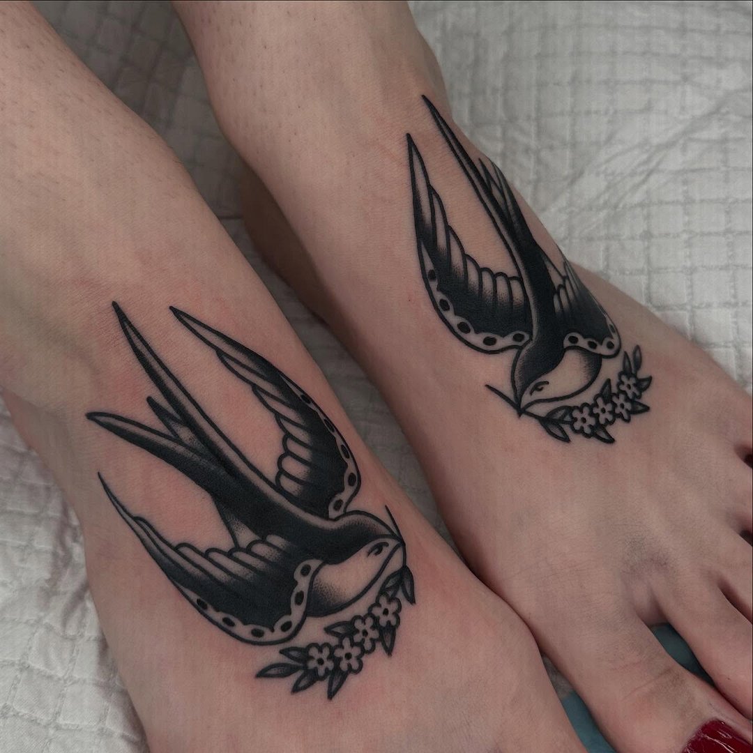 American Traditional tattoo by Shane Castle