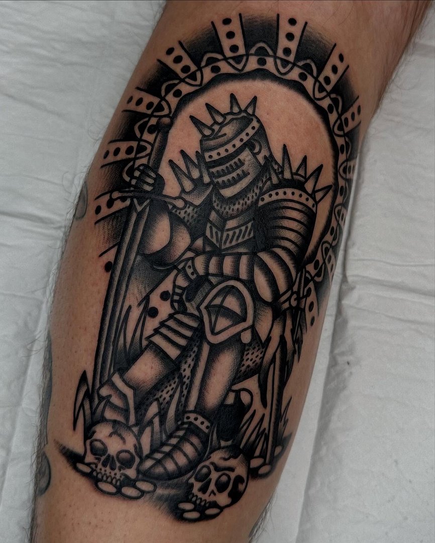 American Traditional tattoo by Shane Castle