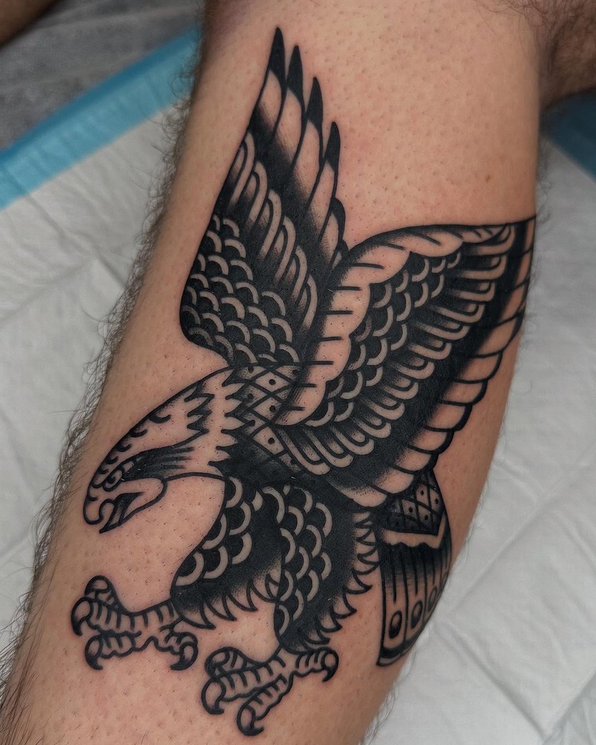 American Traditional tattoo by Shane Castle