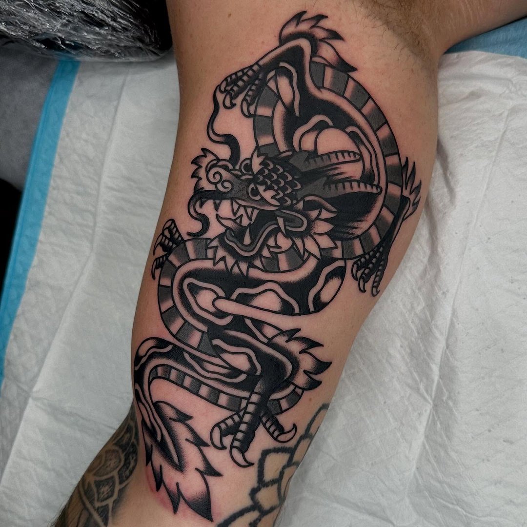American Traditional tattoo by Shane Castle