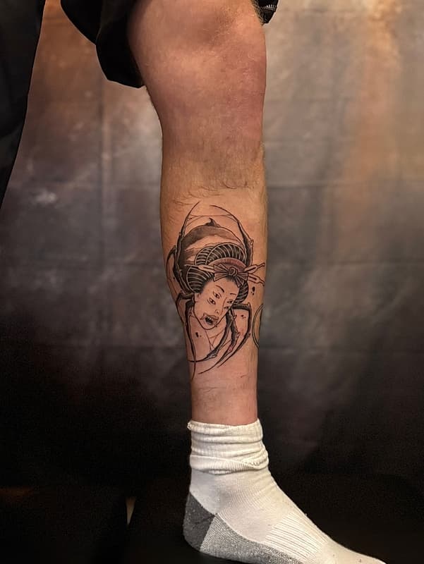 Fineline tattoo by Percy James