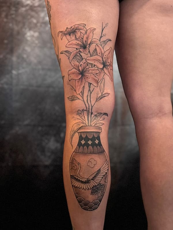 Fineline tattoo by Percy James