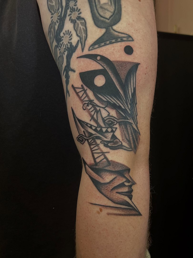 Surrealism tattoo by Mitch Gore SOoS