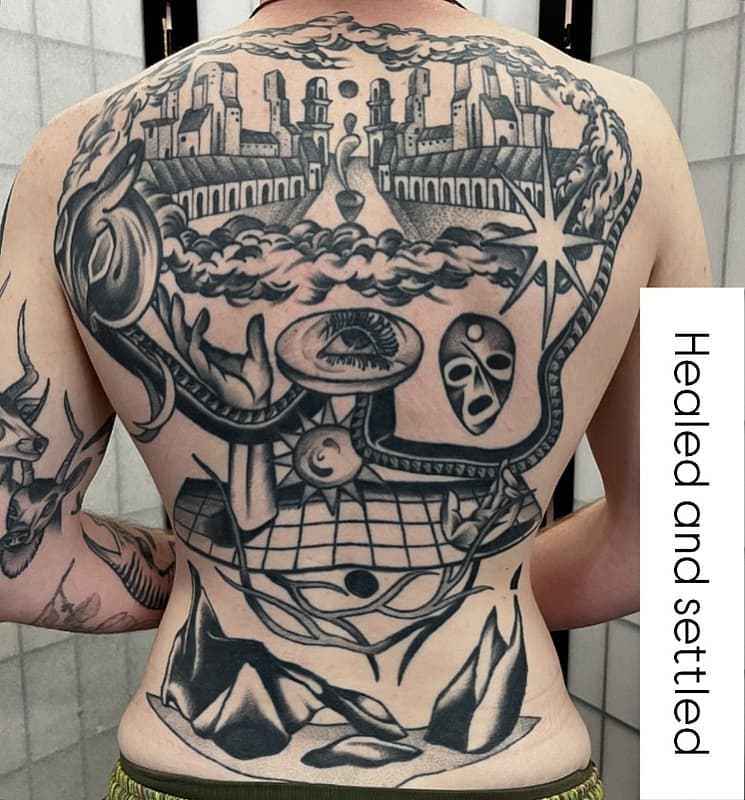Surrealism tattoo by Mitch Gore SOoS