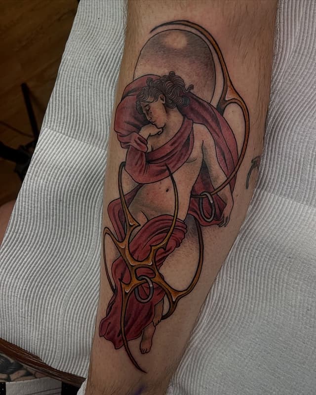 Neo-Traditional tattoo by ℭ 𝔬 𝔫 𝔫 𝔬 𝔯   𝔅 𝔞 𝔱 𝔥