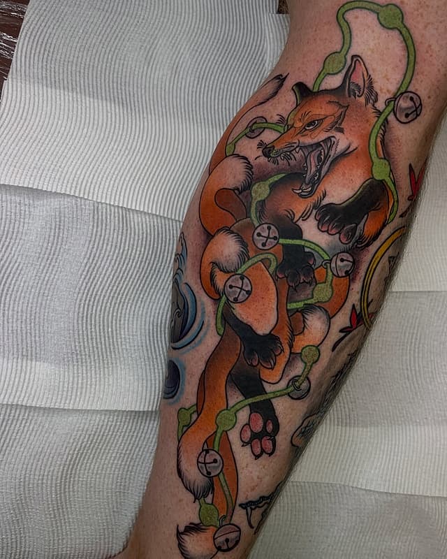 Neo-Traditional tattoo by ℭ 𝔬 𝔫 𝔫 𝔬 𝔯   𝔅 𝔞 𝔱 𝔥