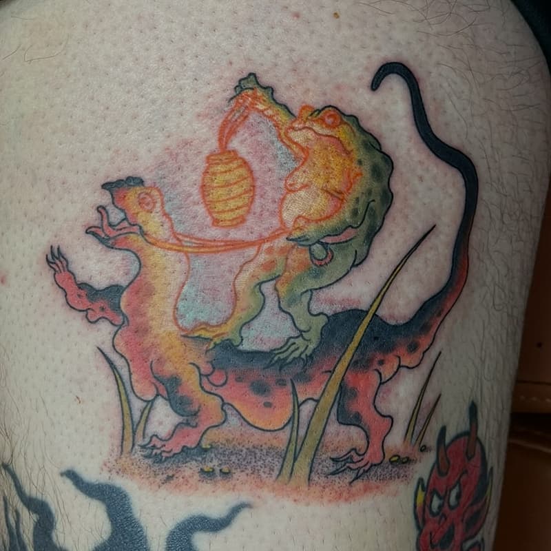 Neo-Traditional tattoo by ℭ 𝔬 𝔫 𝔫 𝔬 𝔯   𝔅 𝔞 𝔱 𝔥
