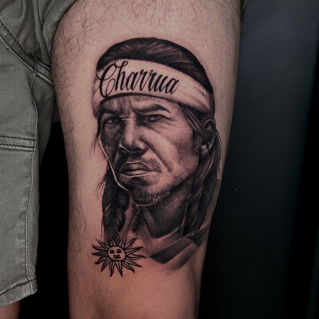 Illustrative tattoo by Saint April Tattoos