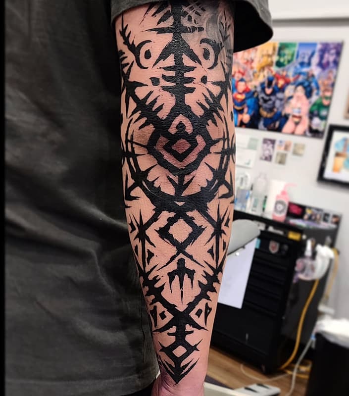 Realism (black & grey) tattoo by Clint Morningstar