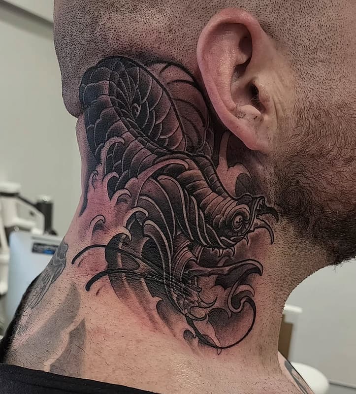 Realism (black & grey) tattoo by Clint Morningstar
