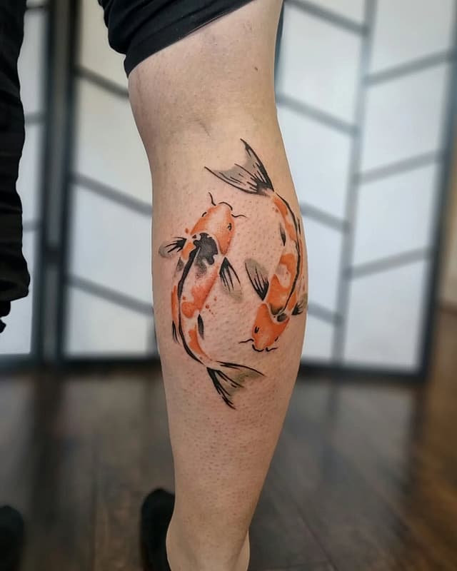 Illustrative tattoo by Kat Clarke
