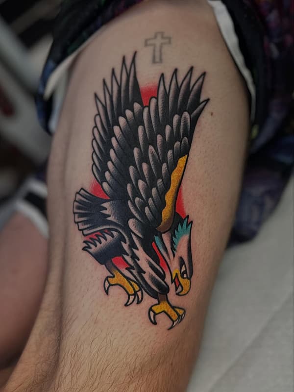 American Traditional tattoo by Ben Rorke