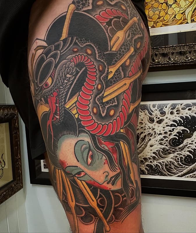 Tattoo by Ben Rorke in Australia