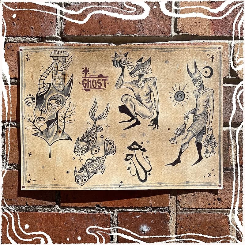 Tattoo by 𝚐𝚑𝚘𝚜𝚝 ✶ in Newcastle