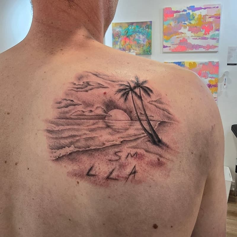 American Traditional tattoo by Michael Baker Tattooer