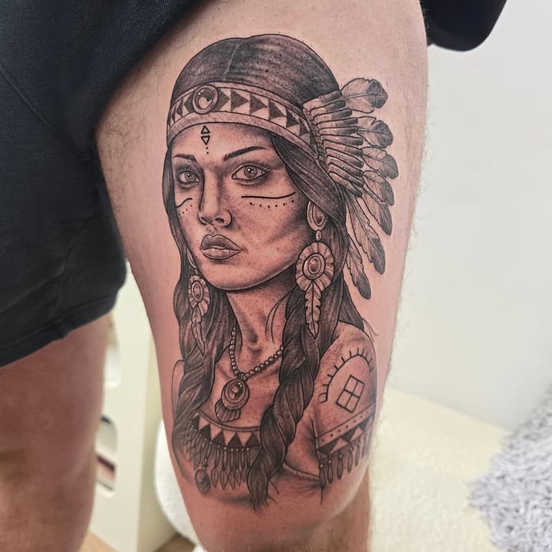 Tattoo by Michael Baker Tattooer