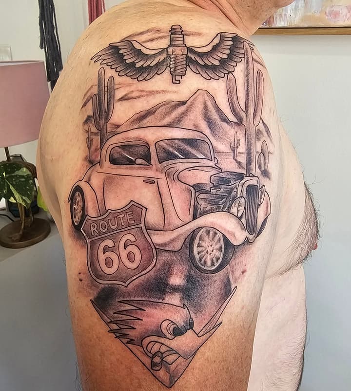 Tattoo by Michael Baker Tattooer