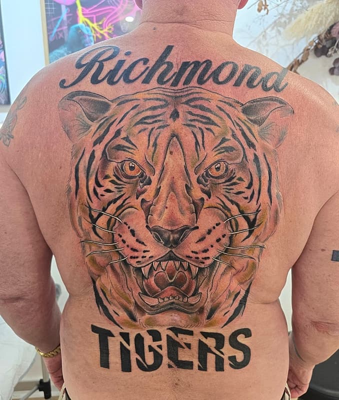 American Traditional tattoo by Michael Baker Tattooer