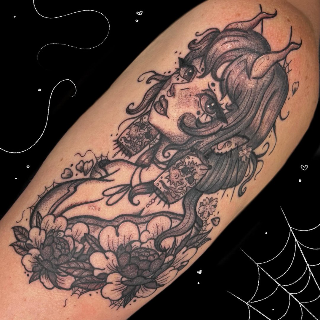 Anime tattoo by trin