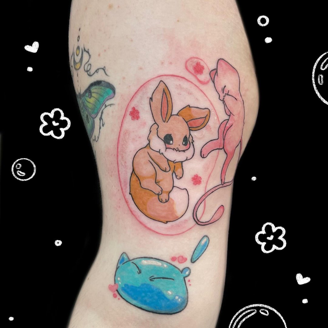 Anime tattoo by trin