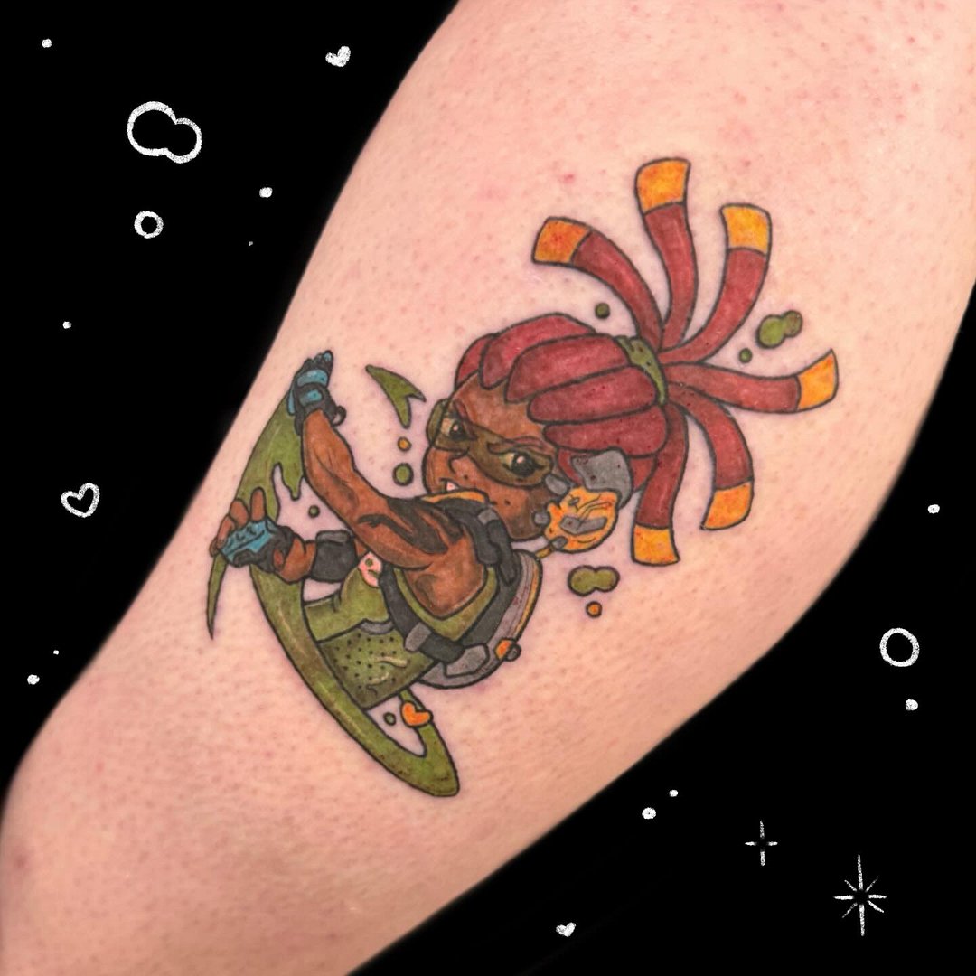 Anime tattoo by trin