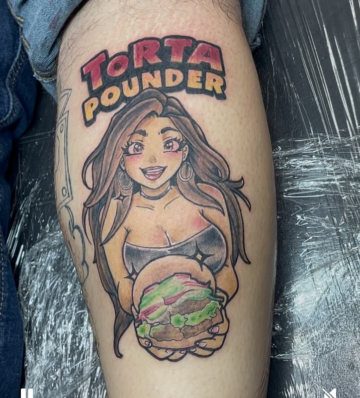 Anime tattoo by Dylan Fontanero