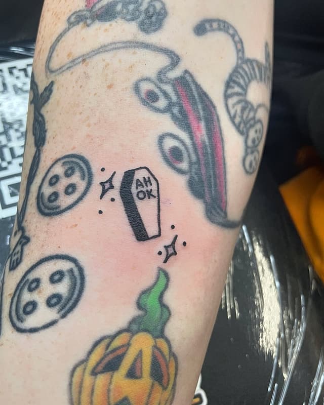 Anime tattoo by Dylan Fontanero