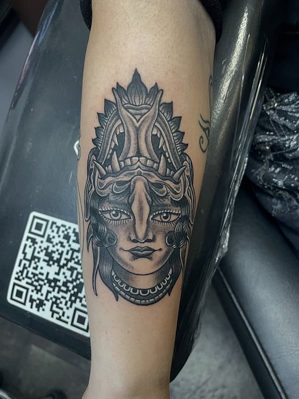 Anime tattoo by Dylan Fontanero