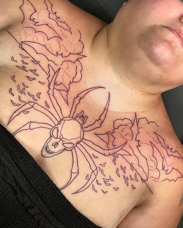 Anime tattoo by Dylan Fontanero