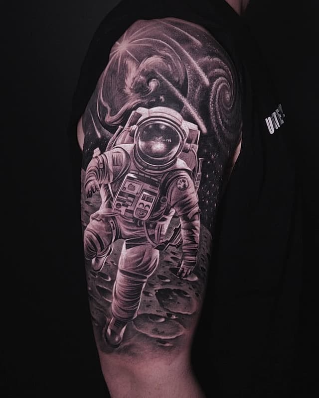 Realism (black & grey) tattoo by Nikola Sijacki
